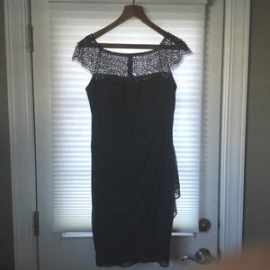 Woman’s Xscape Beaded Knee length dress